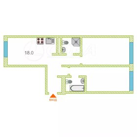 Квартира 67,2 м², 2-комнатная - изображение 1