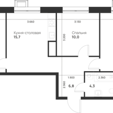 Квартира 65,6 м², 3-комнатная - изображение 2