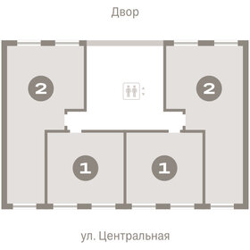 Квартира 64,6 м², 2-комнатная - изображение 2