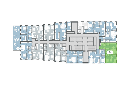 Квартира 72,9 м², 2-комнатная - изображение 2