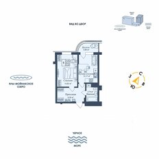 Квартира 43,8 м², 1-комнатные - изображение 2