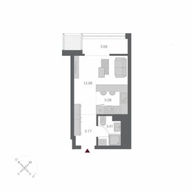 Квартира 27,9 м², студия - изображение 1