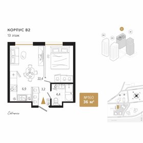 Квартира 36,9 м², 1-комнатная - изображение 1