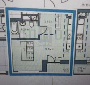 Квартира 29 м², студия - изображение 2