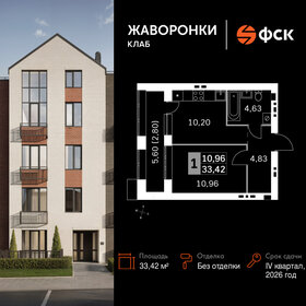 Квартира 33,4 м², 1-комнатная - изображение 1
