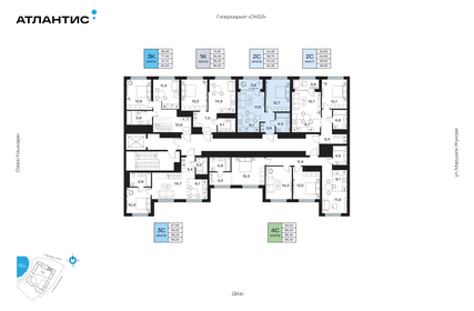 Квартира 40,5 м², 2-комнатная - изображение 2