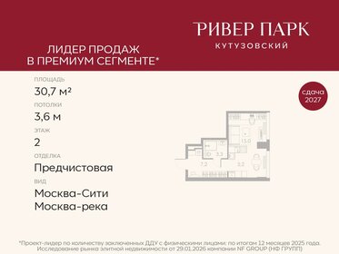 Квартира 30,7 м², студия - изображение 1