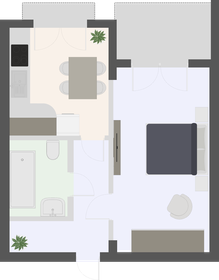 Квартира 38,2 м², 1-комнатная - изображение 1