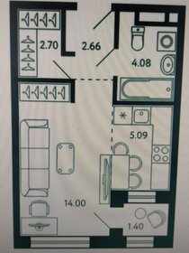 Квартира 29 м², студия - изображение 1