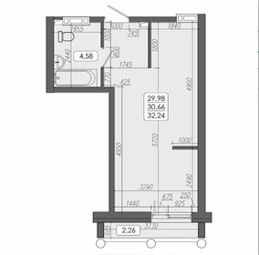 Квартира 30,7 м², 1-комнатная - изображение 1