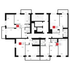 Квартира 46 м², 1-комнатная - изображение 2