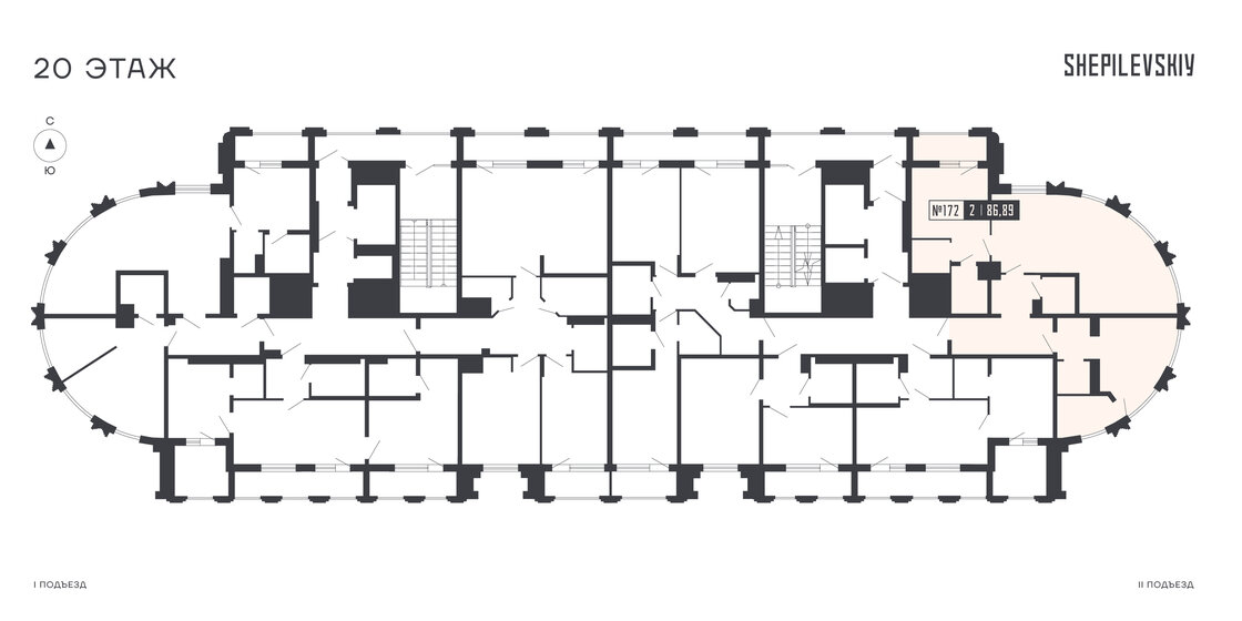 111 м², 2-комнатная квартира 105 809 280 ₽ - изображение 21