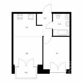 Квартира 34,8 м², 1-комнатная - изображение 1