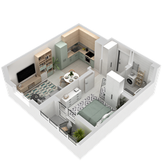 Квартира 39,4 м², 1-комнатная - изображение 5