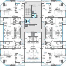 Квартира 64,1 м², 2-комнатная - изображение 2