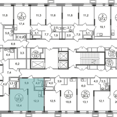 Квартира 37,6 м², 1-комнатная - изображение 2