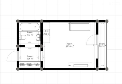 Квартира 26 м², студия - изображение 1