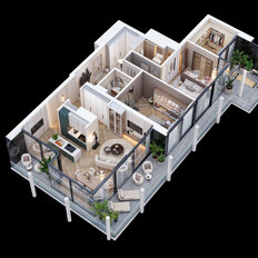 Квартира 133,4 м², 3-комнатная - изображение 3