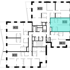Квартира 55,8 м², 1-комнатная - изображение 3