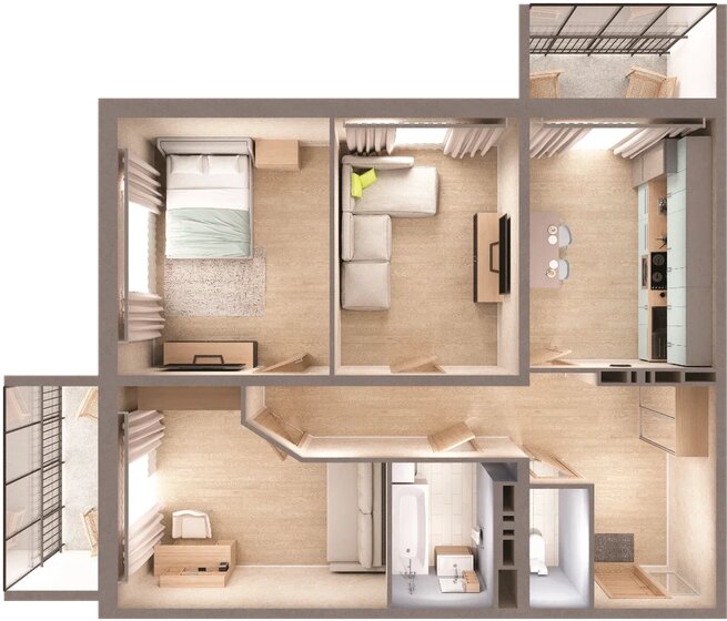 103 м², 3-комнатная квартира 19 500 000 ₽ - изображение 90