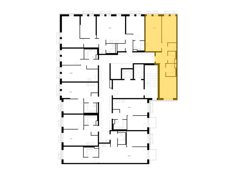 63,6 м², 4-комнатная квартира 5 400 000 ₽ - изображение 82