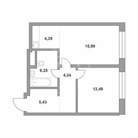 Квартира 50 м², 2-комнатная - изображение 1
