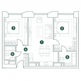 Квартира 67,2 м², 3-комнатная - изображение 1