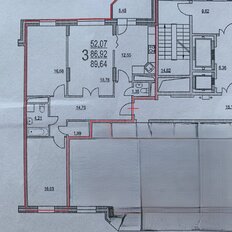 Квартира 89,6 м², 3-комнатная - изображение 2