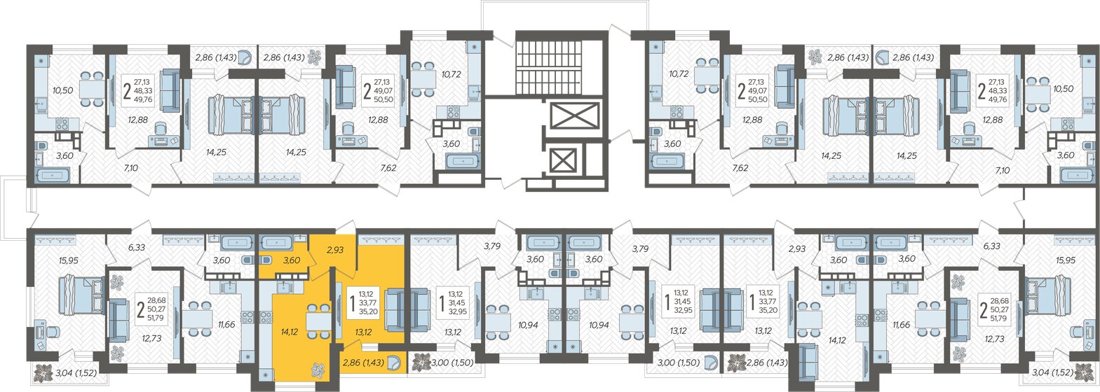 24 м², квартира-студия 8 000 000 ₽ - изображение 87