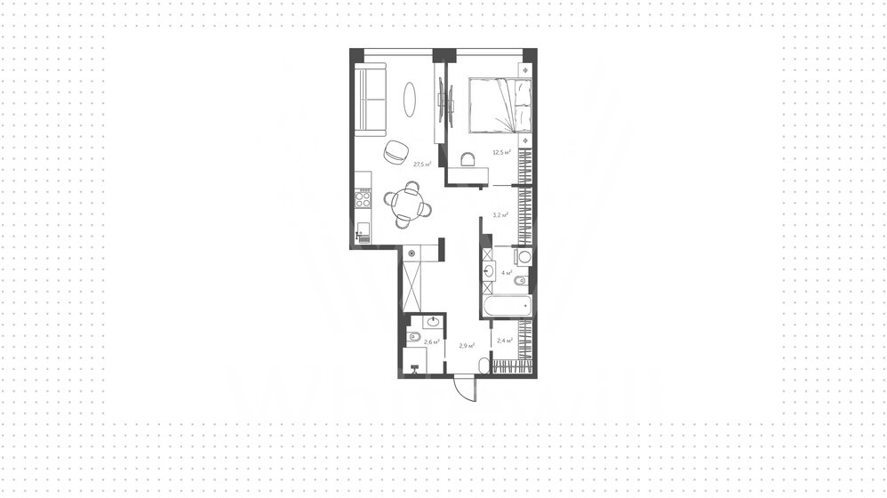 47 м², 2-комнатные апартаменты 33 500 000 ₽ - изображение 60