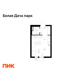 Квартира 23 м², студия - изображение 1