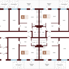 Квартира 51,4 м², 1-комнатная - изображение 2