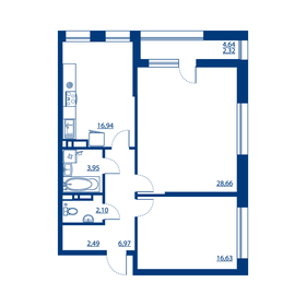 Квартира 80,1 м², 2-комнатная - изображение 1