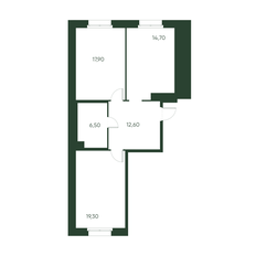 Квартира 71 м², 2-комнатная - изображение 4