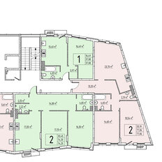 Квартира 74,1 м², 2-комнатная - изображение 2