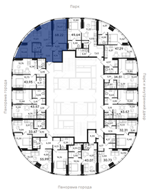 Квартира 68,2 м², 2-комнатная - изображение 2