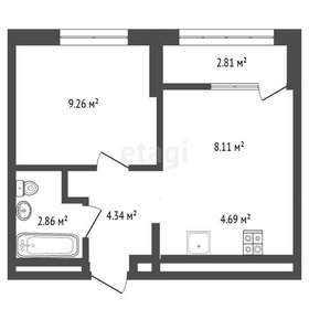 Квартира 32,1 м², 1-комнатная - изображение 1