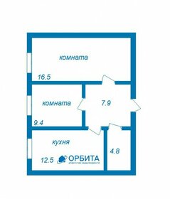 Квартира 51,5 м², 2-комнатная - изображение 1