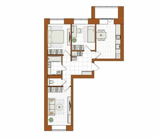 Квартира 69,4 м², 3-комнатная - изображение 1
