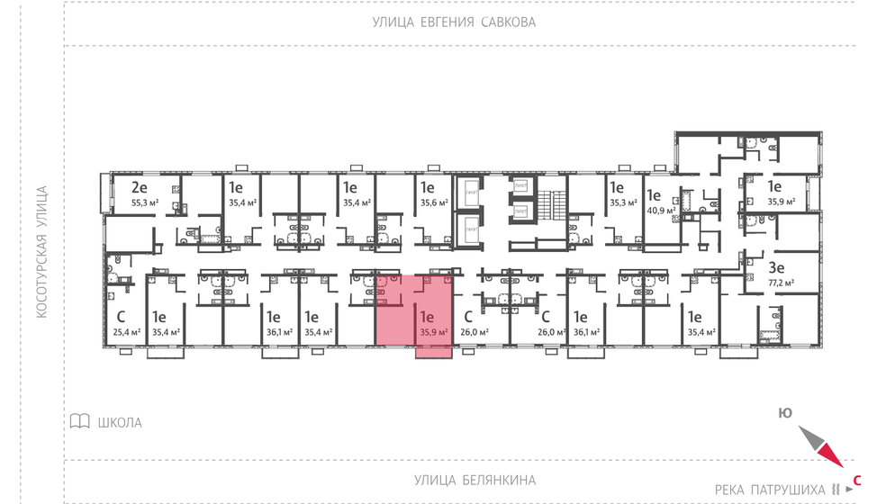 35,6 м², 1-комнатная квартира 4 348 041 ₽ - изображение 58