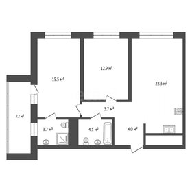 Квартира 73,8 м², 2-комнатная - изображение 1