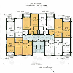 Квартира 70,3 м², 3-комнатная - изображение 3