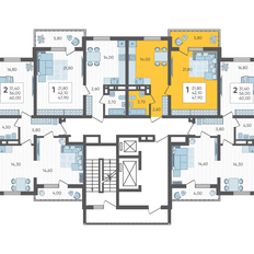 Квартира 47,9 м², 1-комнатная - изображение 2