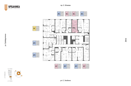 Квартира 23,2 м², 1-комнатная - изображение 2