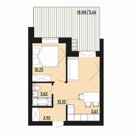 Квартира 42,4 м², 2-комнатная - изображение 1