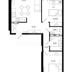Квартира 73,3 м², 3-комнатная - изображение 1