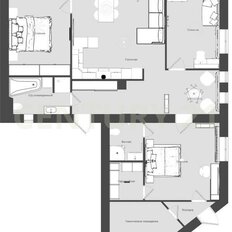 Квартира 115 м², студия - изображение 1