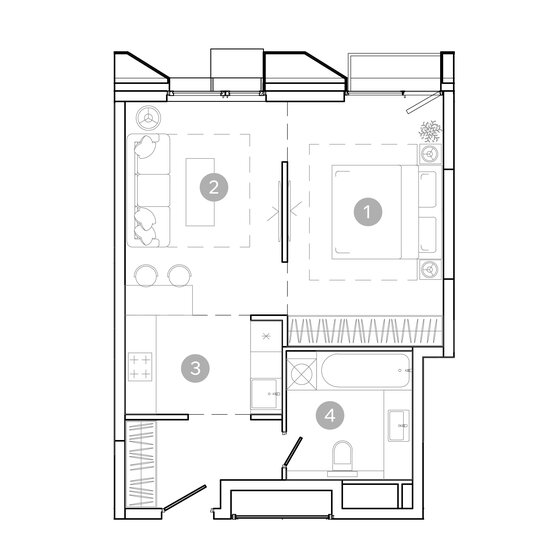 65,6 м², 3-комнатная квартира 7 800 000 ₽ - изображение 77