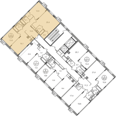 Квартира 103,6 м², 3-комнатная - изображение 2