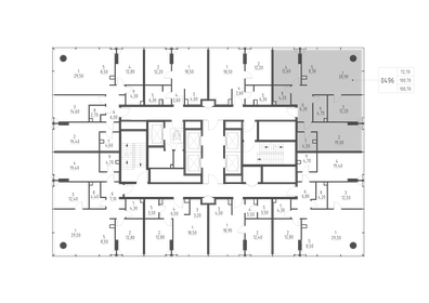 Квартира 100,7 м², 3-комнатная - изображение 3